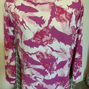 Mojo Offshore Camo Performance Long Sleeve Fishing T-Shirt w/ UV Protection Sz S